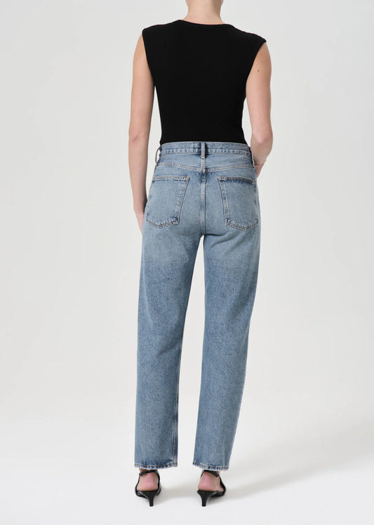 AGOLDE 90's Pinch Waist High Rise Straight in Navigate