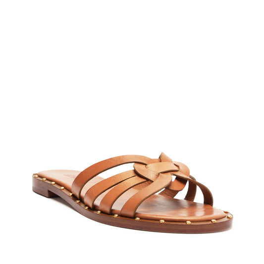 Phoenix Flat Leather Sandal