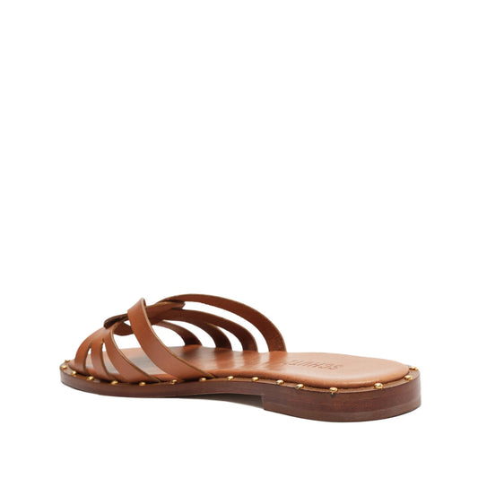 Phoenix Flat Leather Sandal