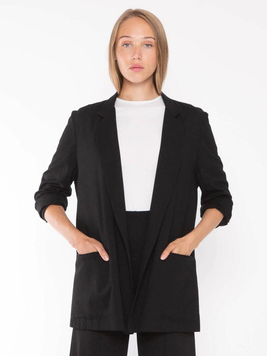 Ponte Knit Oversized Blazer