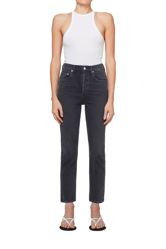 AGOLDE Riley High Rise Straight Crop (Stretch)